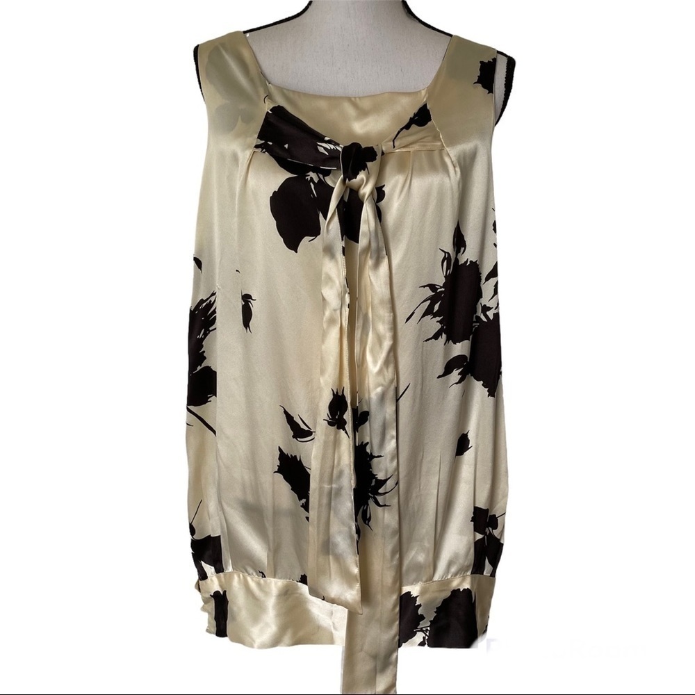 Karen Zambos Vintage Couture Black Silk Dress Size M